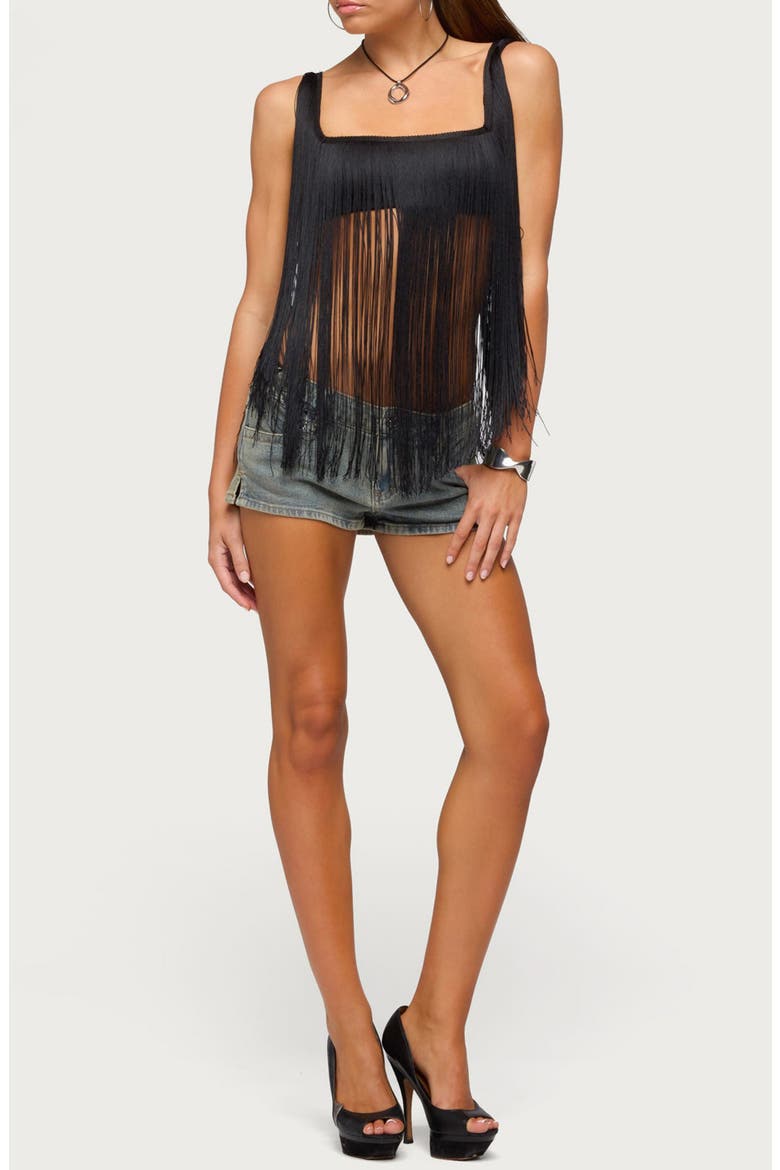 Eranthe Fringe Tank, Alternate, color, BLACK
