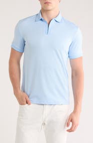 Cactus Man Tipped Half Zip Polo