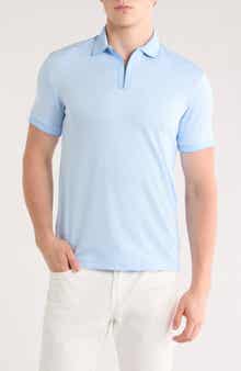 Cactus Man Tipped Half Zip Polo