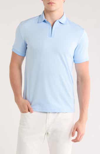 Cactus Man Tipped Half Zip Polo