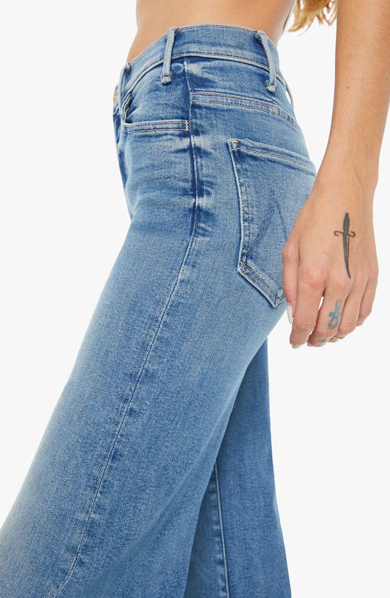 MOTHER Hustler Roller Sneak Flare Jeans, Alternate, color,