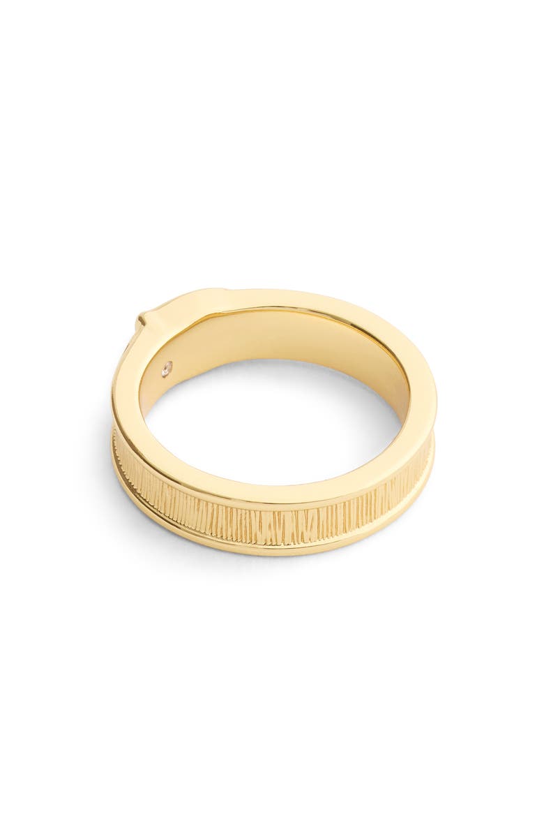 COACH C Buckle Band Ring, Alternate, color, Gold