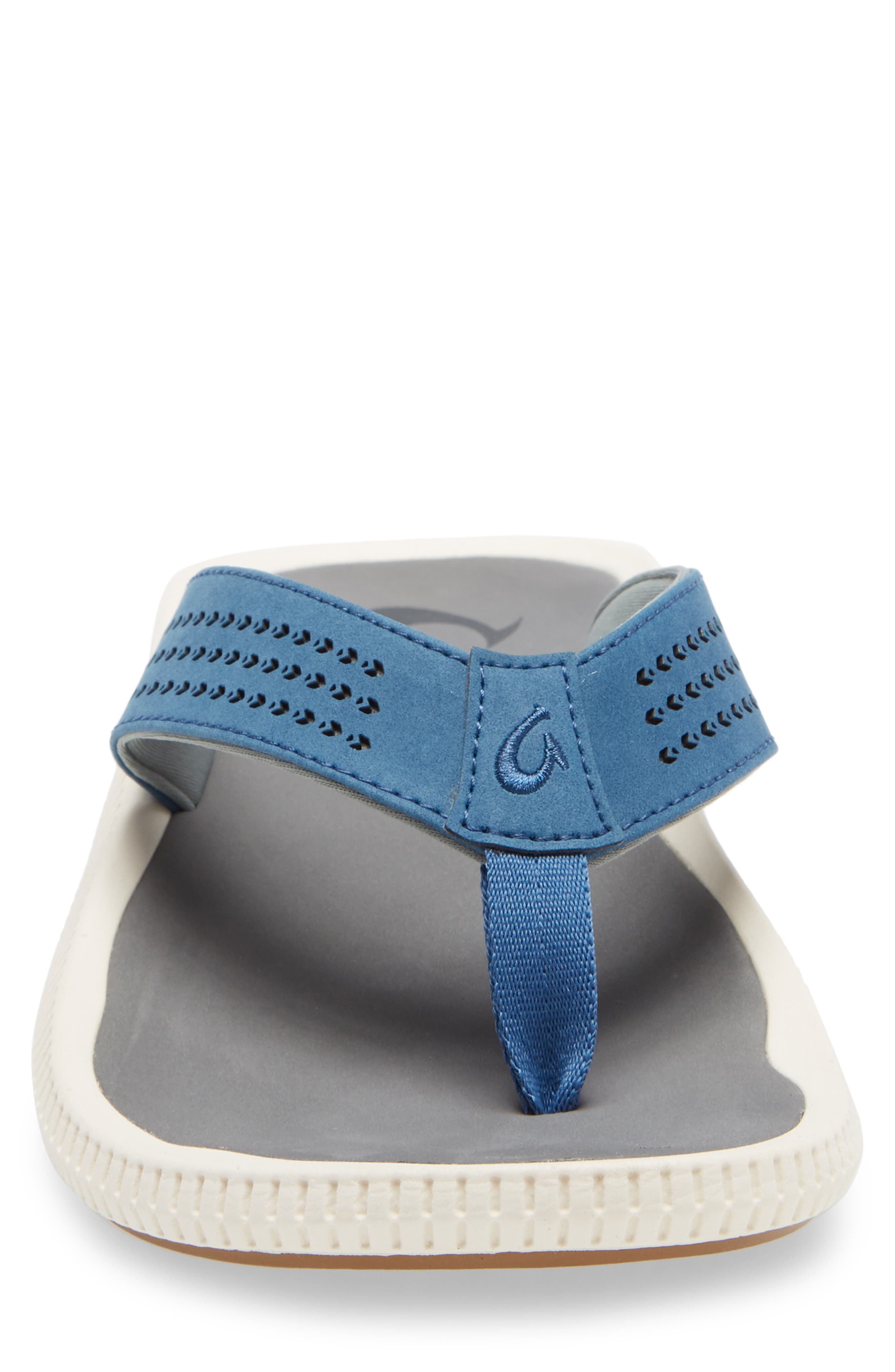Ulele Flip Flop, Alternate, color, SLATE BLUE/ CHARCOAL