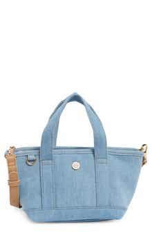 Nanette Lepore Small Convertible Denim Twill Satchel with Accessories