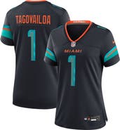 Nike Women's Nike Tua Tagovailoa Pitch Blue Miami Dolphins 2025 Rivalries Collection Game Jersey