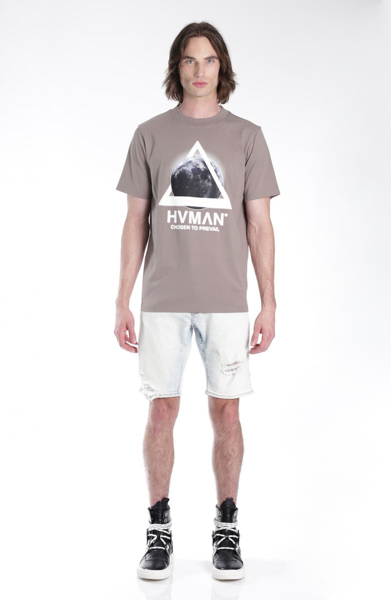 HVMAN Mero Slim Stretch Shorts, Alternate, color, Zephyr