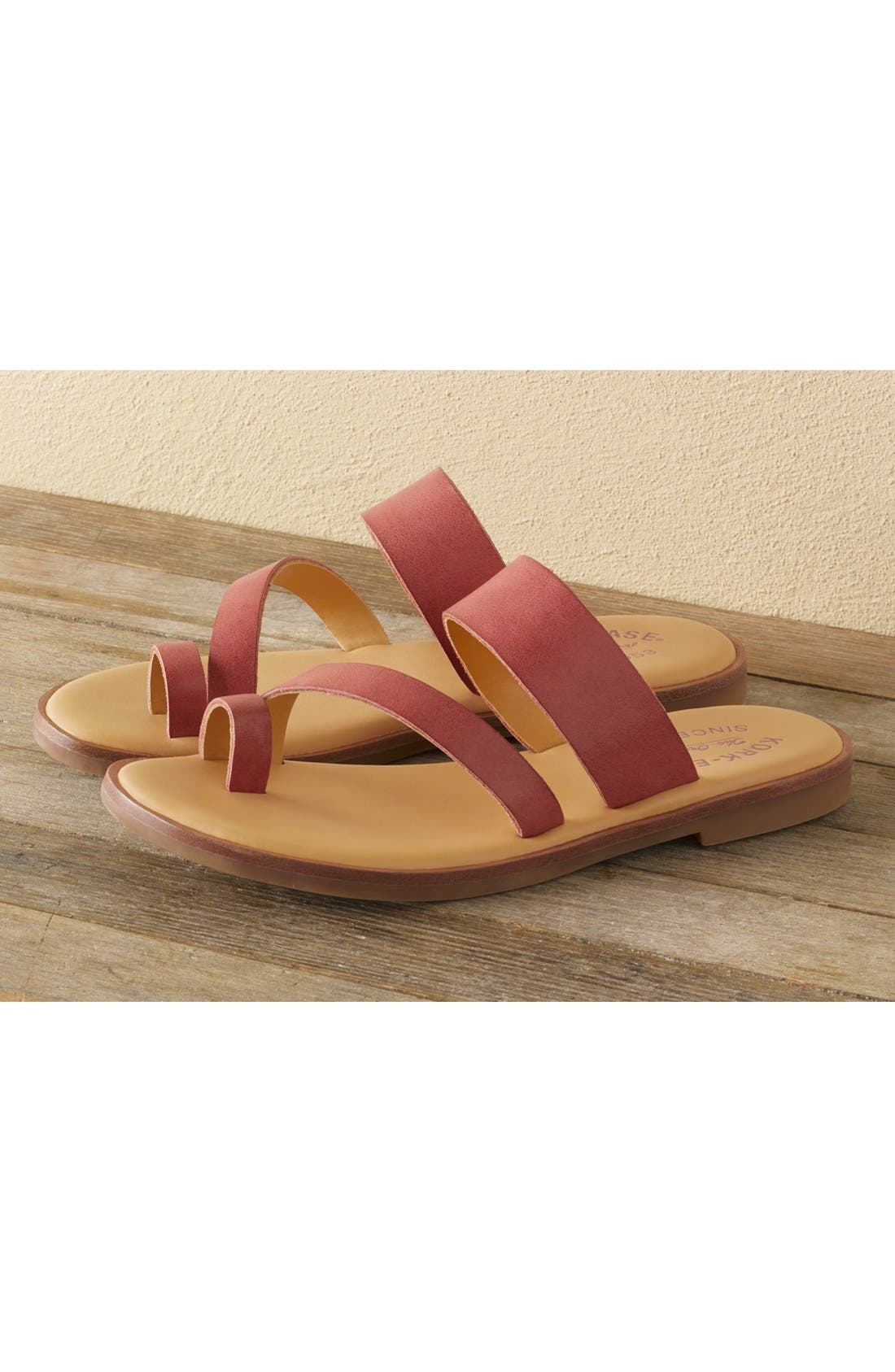Pine Sandal, Alternate, color, BLACK LEATHER