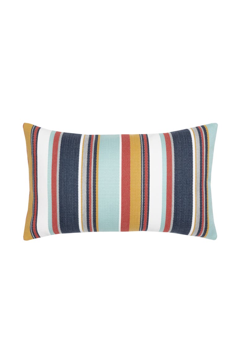 Sicily Stripe Indoor & Outdoor Woven Accent Pillow, Main, color, Multi