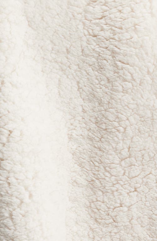 Pacsun Faux Shearling Crop Jacket In Neutral