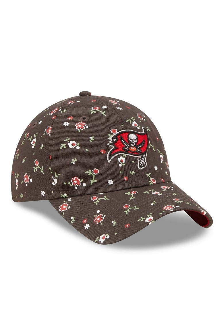 Women's New Era Pewter Tampa Bay Buccaneers  Floral 9TWENTY Adjustable Hat, Alternate, color, Pewter