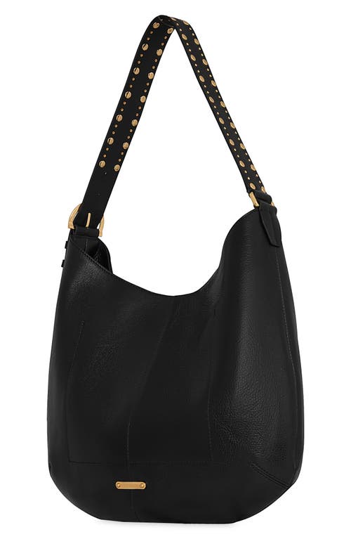 Rebecca Minkoff Naomi Leather Hobo Bag In Black