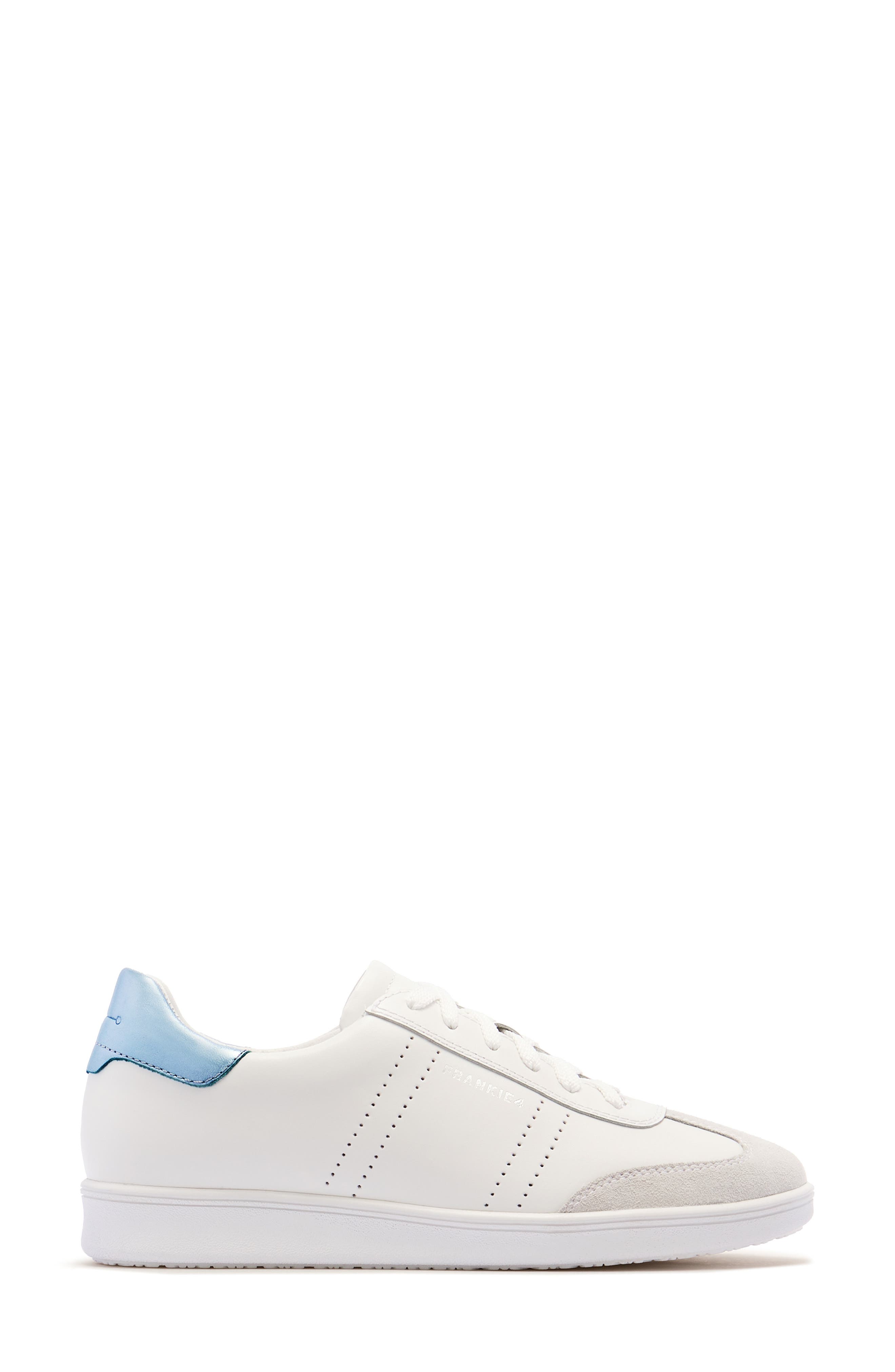 Drew Sneaker, Alternate, color, WHITE/ BLUE METALLIC