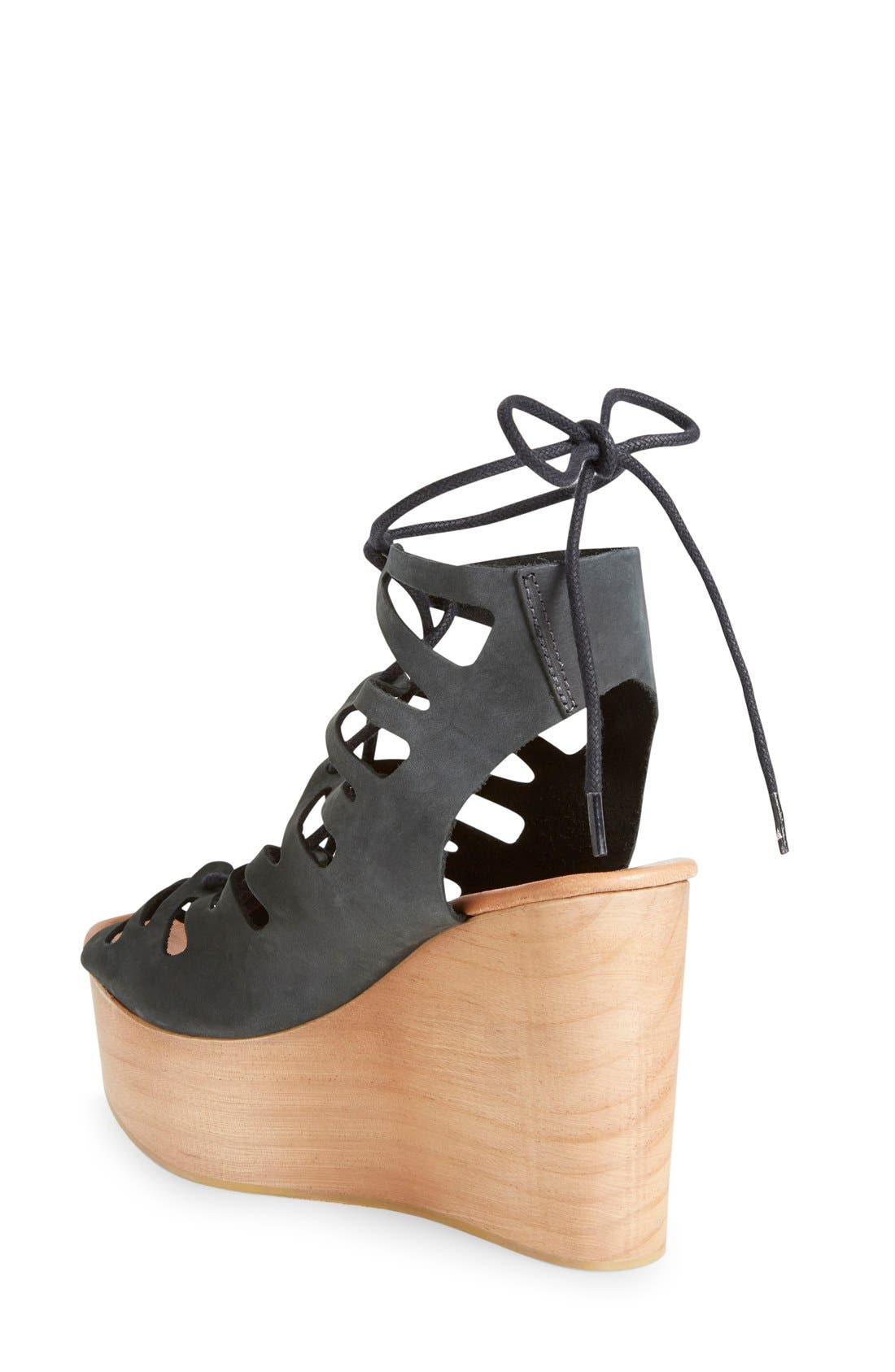 Musse & Cloud 'Oneka' Lace-Up Sandal, Alternate, color, 