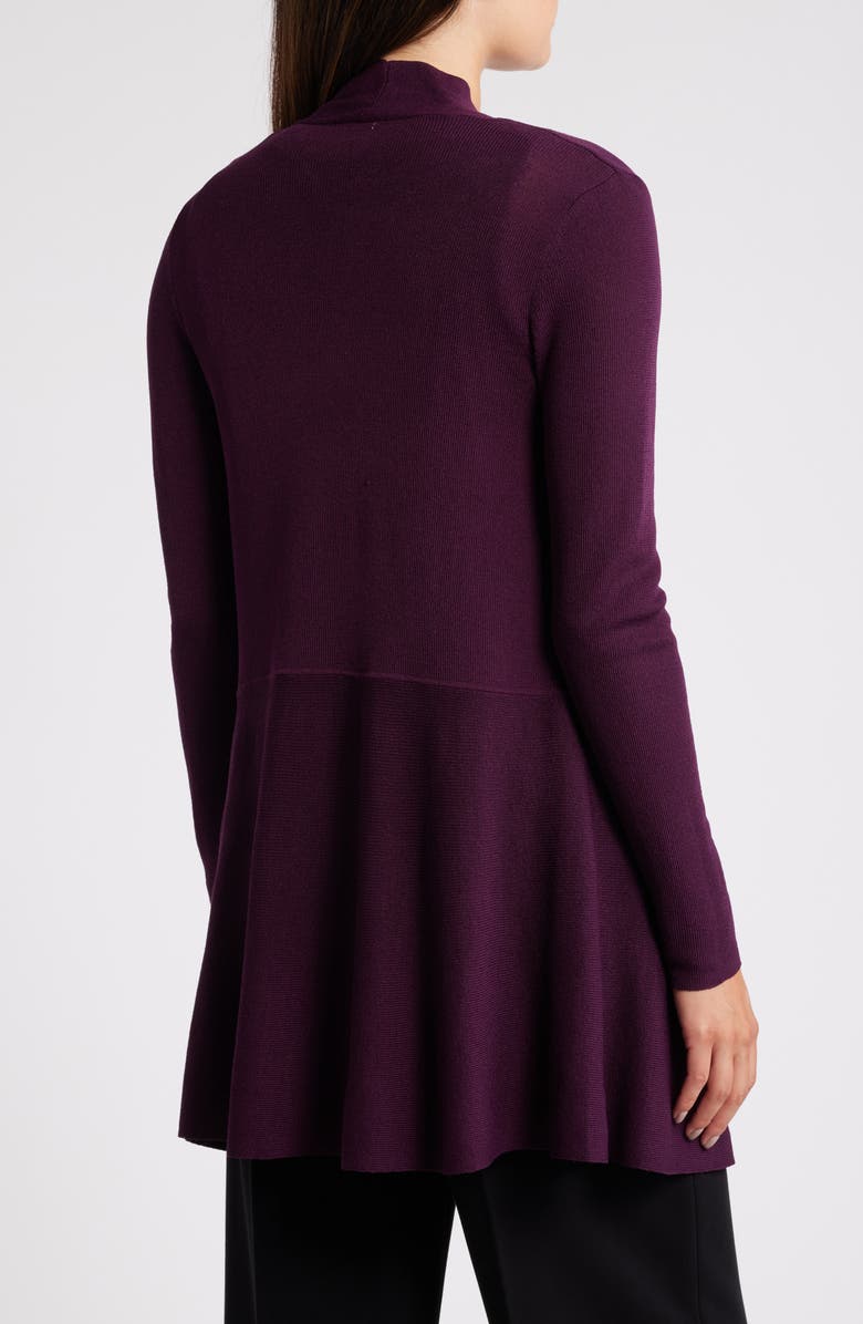 Anne Klein Monterey Peplum Cardigan, Alternate, color, 