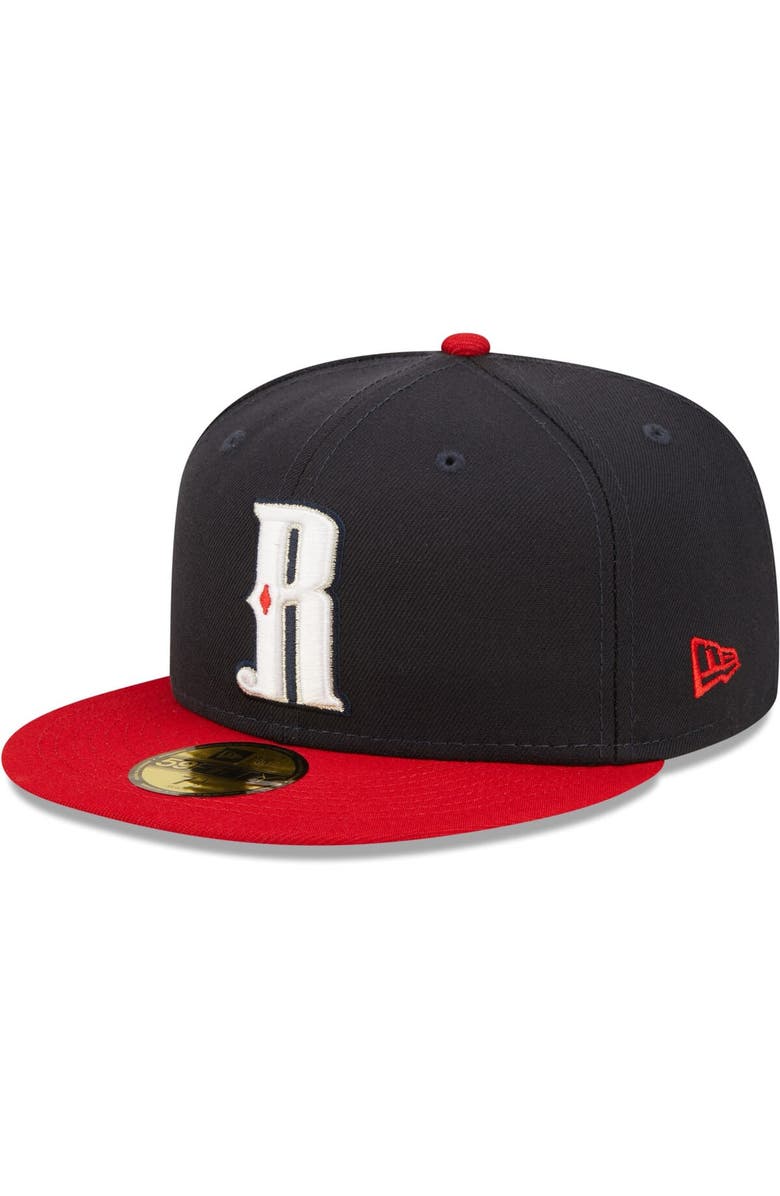 New Era Men's New Era Navy Reno Aces Authentic Collection Team 59FIFTY Fitted Hat, Alternate, color, Navy