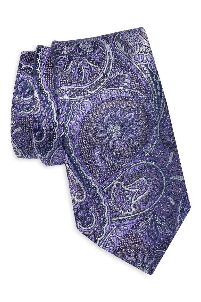 Seyer Paisley Tie, Main, color, LILAC