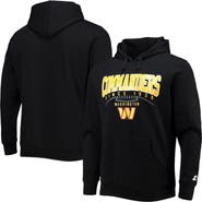 STARTER Men's Starter Black Washington Commanders Premier Pullover Hoodie