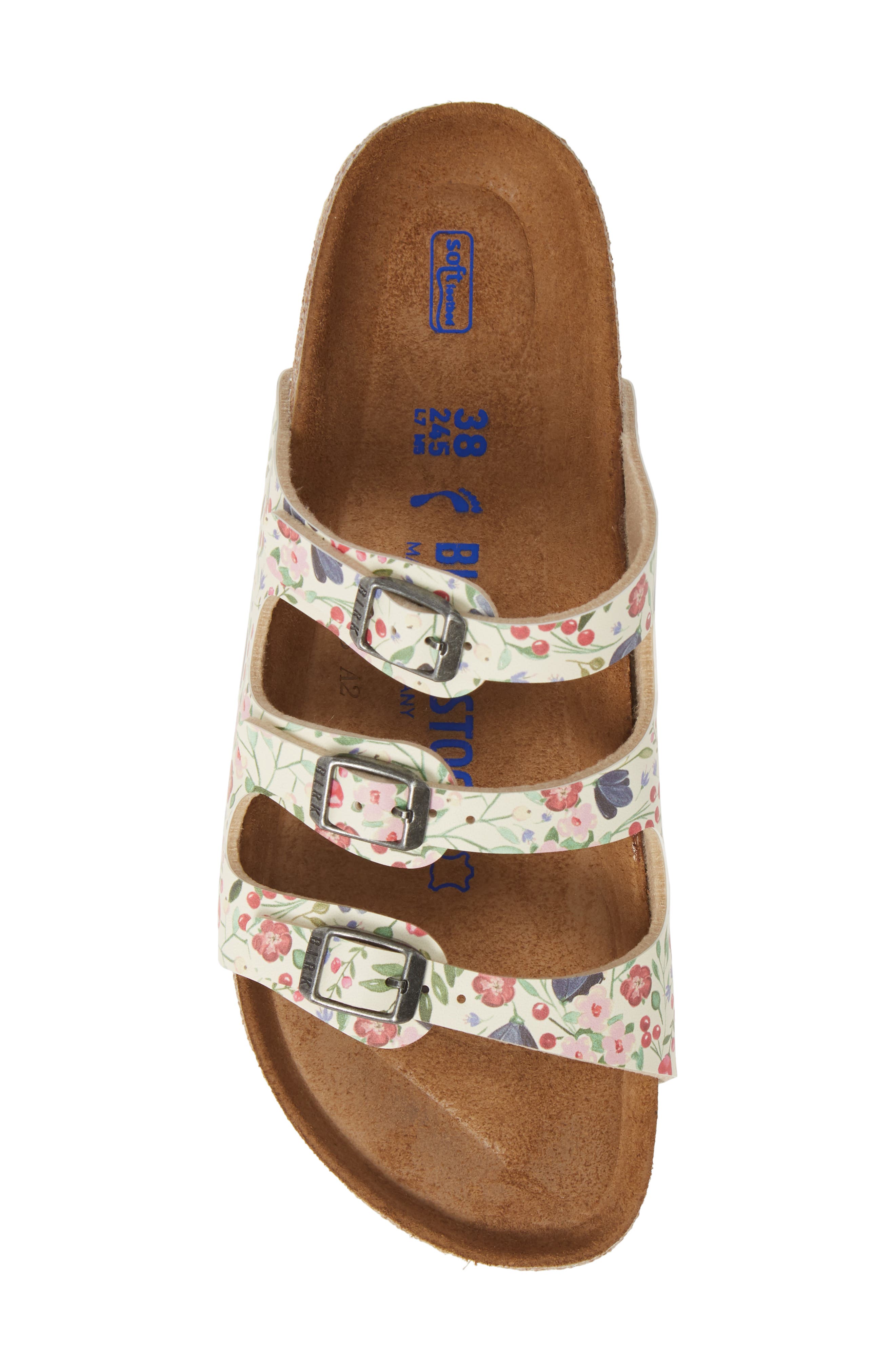 Birkenstock Florida Meadow Flowers Birko-Flor<sup>™</sup> Slide Sandal, Alternate, color, 
