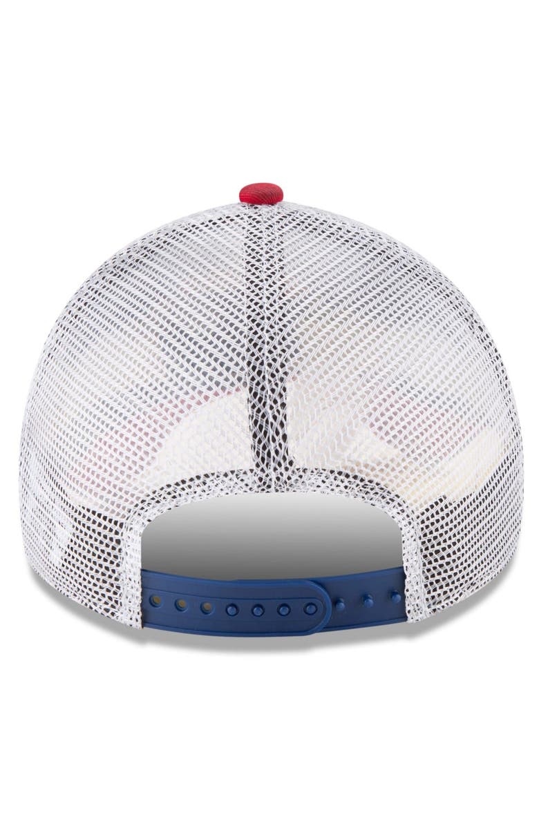 New Era Men's New Era Royal Texas Rangers Team Rustic 9TWENTY Trucker Adjustable Hat, Alternate, color, 