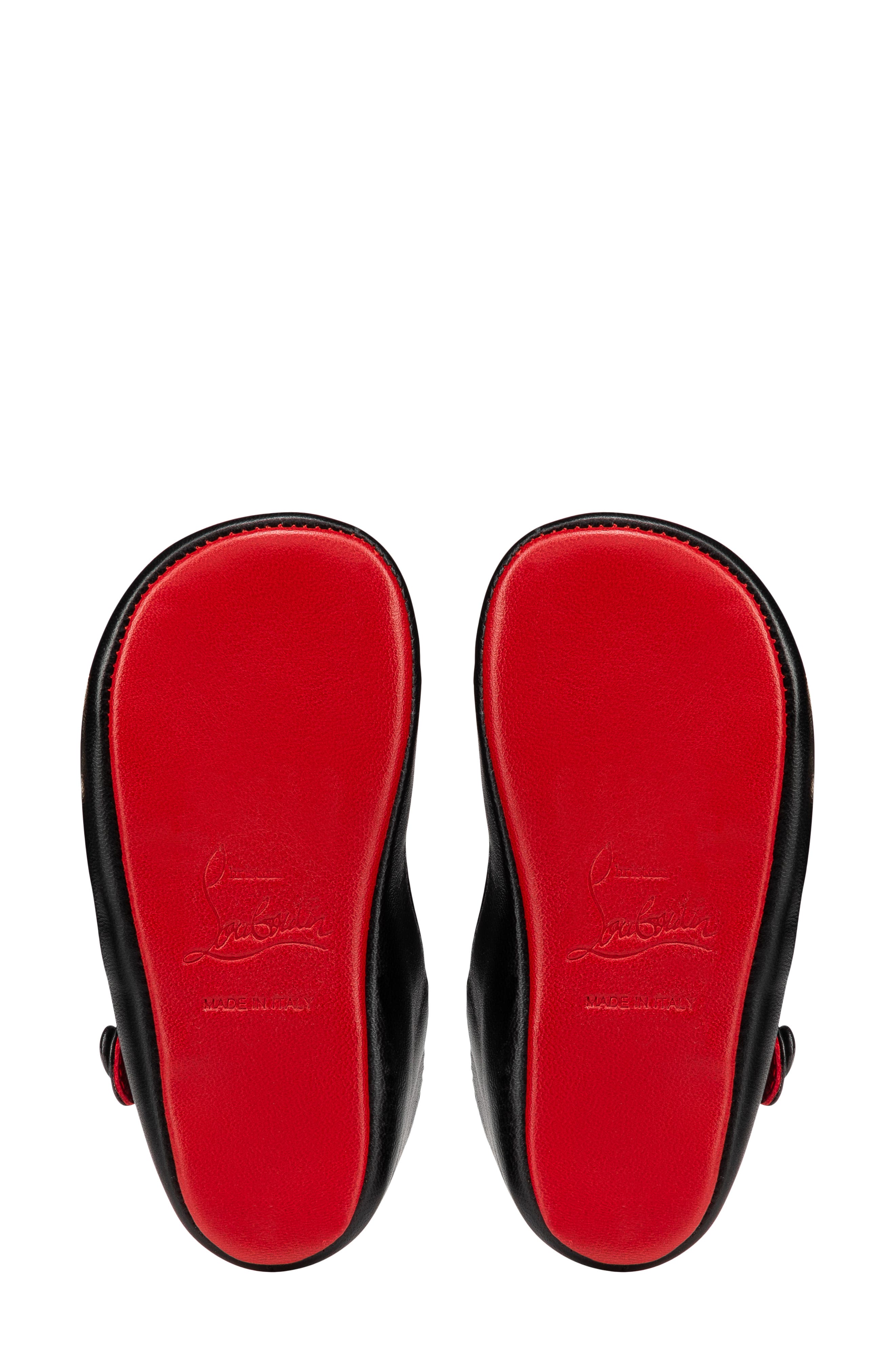Christian Louboutin Baby Love Chick Crib Shoe, Alternate, color, 