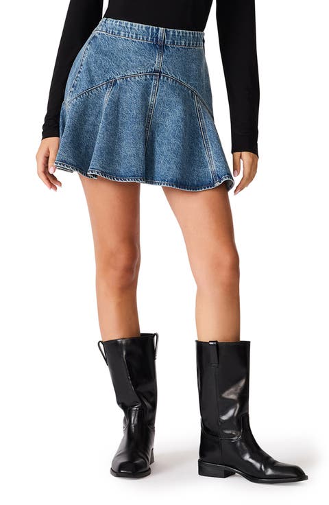 Natallie Denim Miniskirt