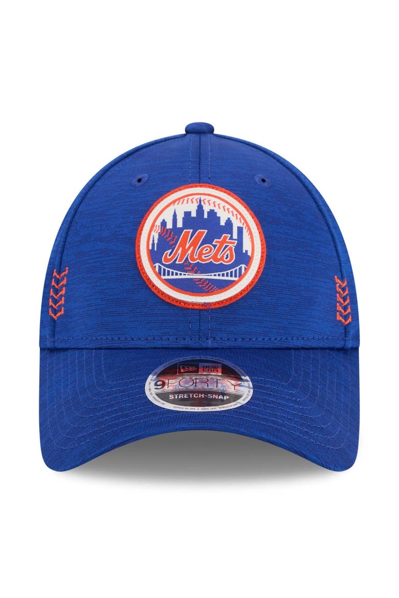 Men's New Era  Royal New York Mets 2024 Clubhouse 9FORTY Adjustable Hat, Alternate, color, Royal
