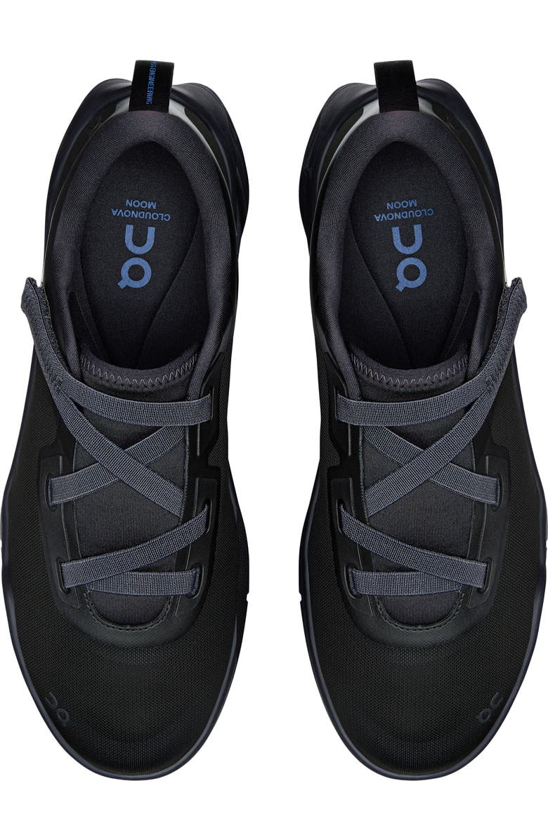 On Cloudnova Moon Sneaker, Alternate, color, Black/ Ink