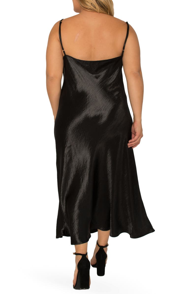 Standards & Practices Cowl Neck Satin Slipdress, Alternate, color, 
