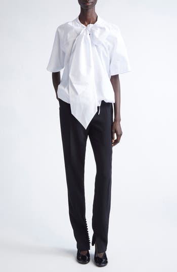 Tシャツ・カットソー Dries Van Noten Heaton' White Cotton Blend T-Shirt Dries Van Noten Men's' Heaton T-Shirt in White | LN-CC®