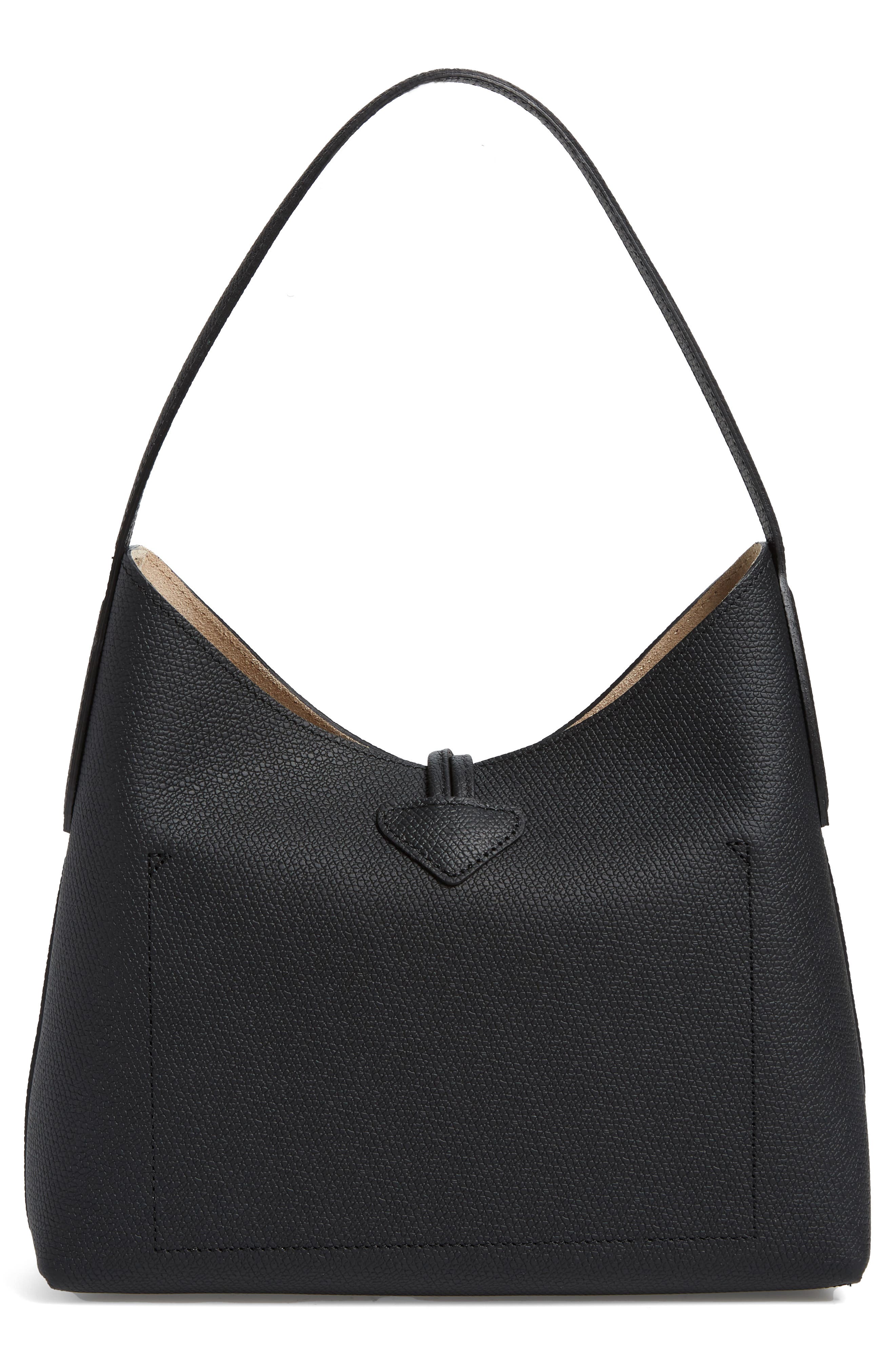 Longchamp Roseau Essential Leather Hobo, Alternate, color, 