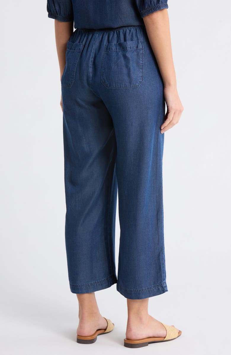 Splendid Sorrento Wide Leg Pants, Alternate, color, Dark Indigo Blue