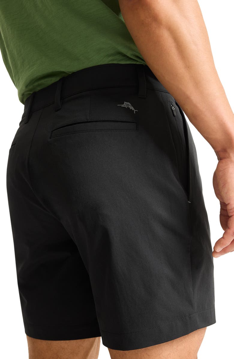 Tommy Bahama Barbados Pro IslandZone<sup>®</sup> Chino Shorts, Alternate, color, Black