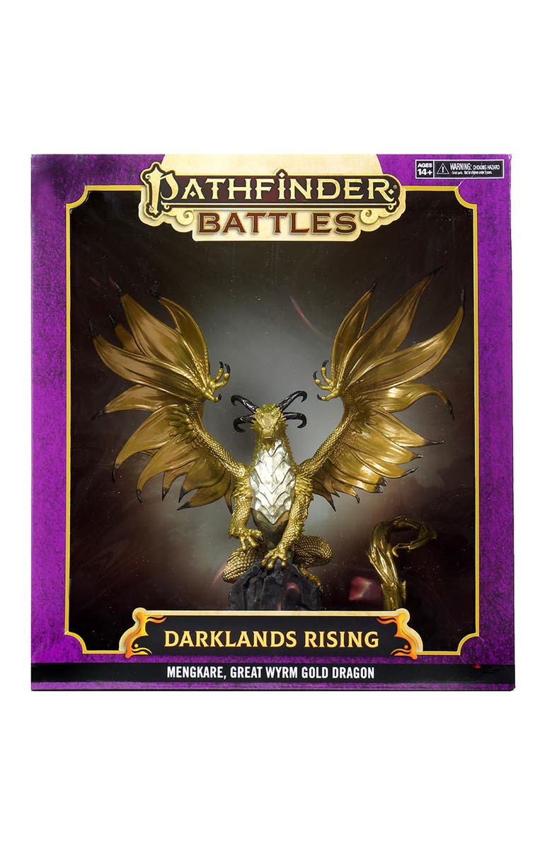 Pathfinder Battles Darklands Rising Mengkare Great Wyrm Premium Set, Alternate, color, Multicolored
