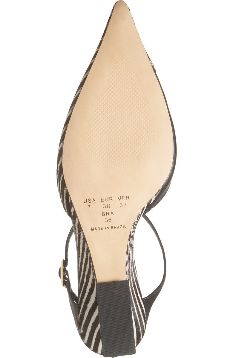 KOKO + PALENKI Paxt Genuine Calf Hair Ankle Strap Pump, Alternate, color, Zebra Calf Hair