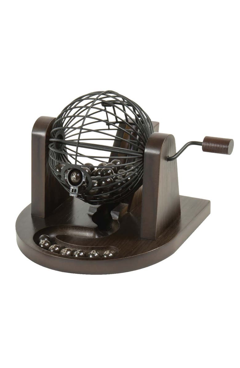 Merchant Ambassador Craftsman Deluxe Wood Bingo Game Set, Alternate, color, Multicolored