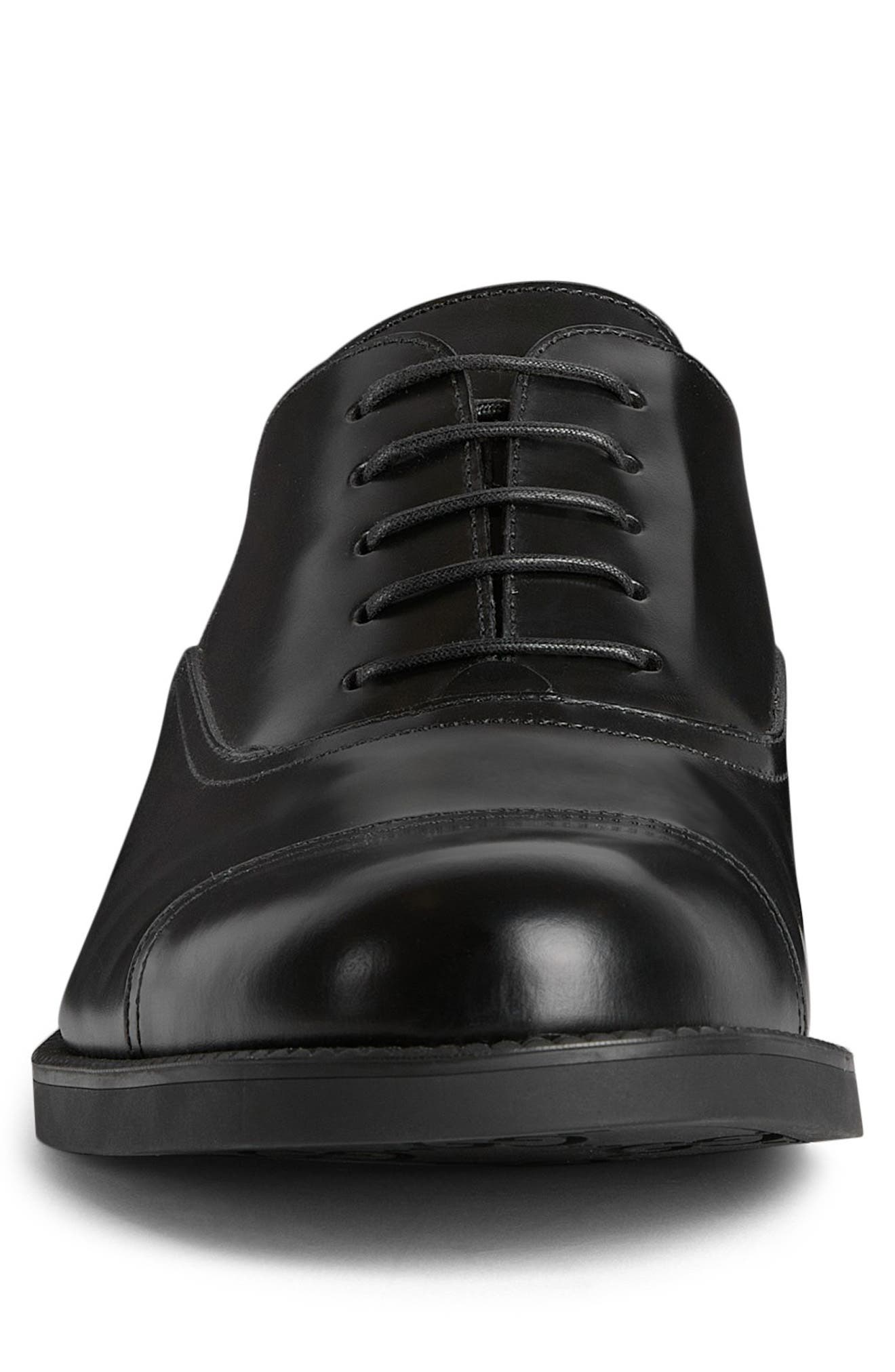 Gucci Tempe Cap Toe Oxford, Alternate, color, Black
