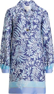 Lilly Pulitzer® Iralanne Long Sleeve Popover Shirtdress