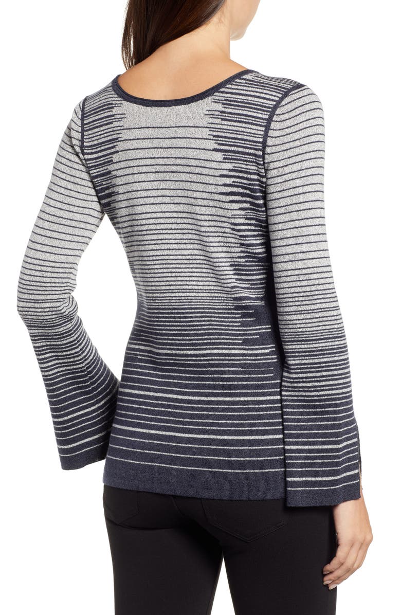 NIC+ZOE Starlight Stripe Top, Alternate, color, 