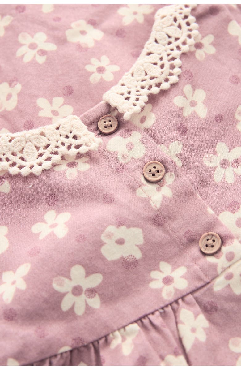 NEXT Kids' Long Sleeve Cotton Dress & Tights Set, Alternate, color, 