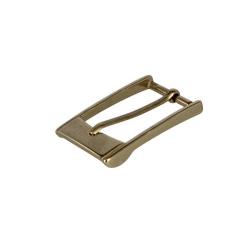 Trafalgar 30mm Elongated Rectangular Solid Brass Italian Harness Belt Buckle