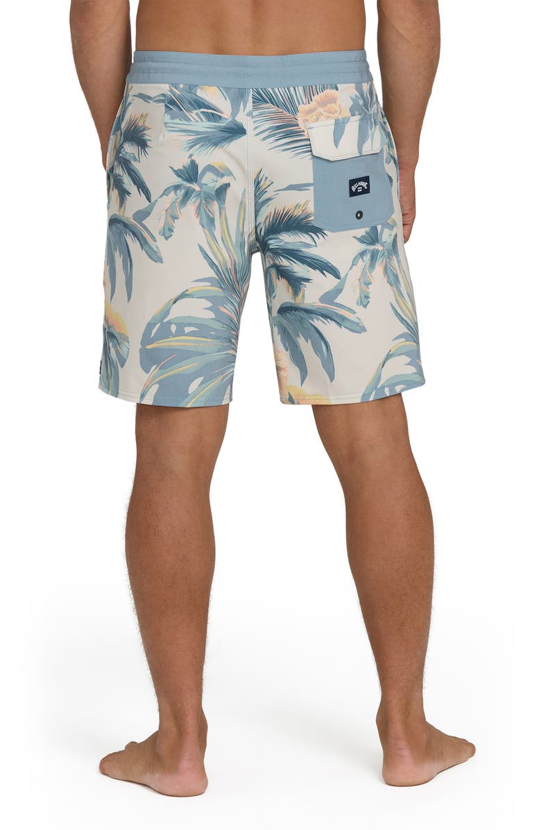 Billabong Sundays Print Swim Shorts, Alternate, color, Blue Horizon