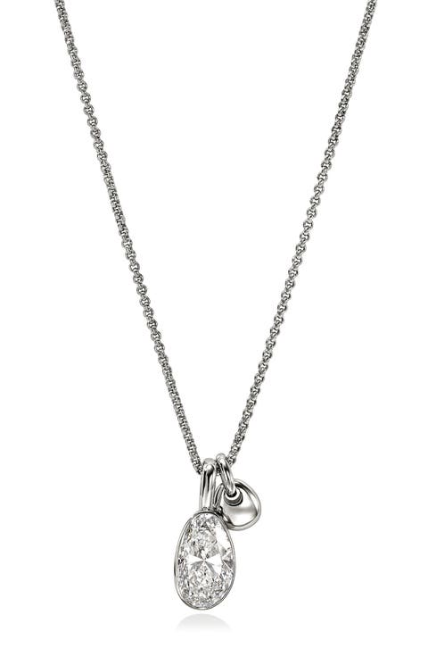 JH Lovestruck™ Pendant Necklace, Sterling Silver, Diamond, 3.25ct.