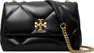 Tory Burch Small Kira Diamond Quilted Convertible Leather Shoulder Bag