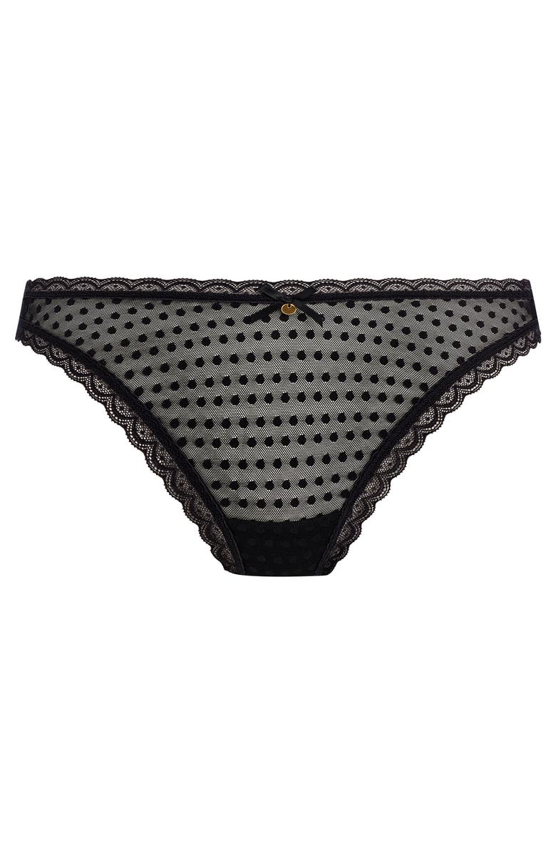 Freya Spot Bikini Briefs, Alternate, color, Black