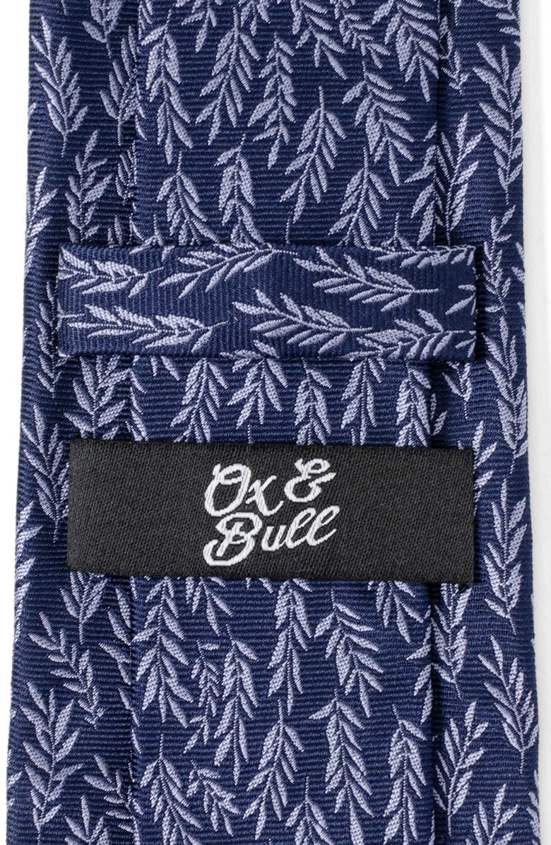 Cufflinks, Inc. Blue Leaf Silk Tie, Alternate, color, Blue