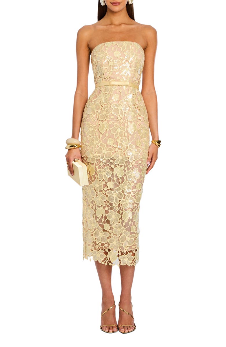 Retrofête Rowena Lace Dress, Main, color, 