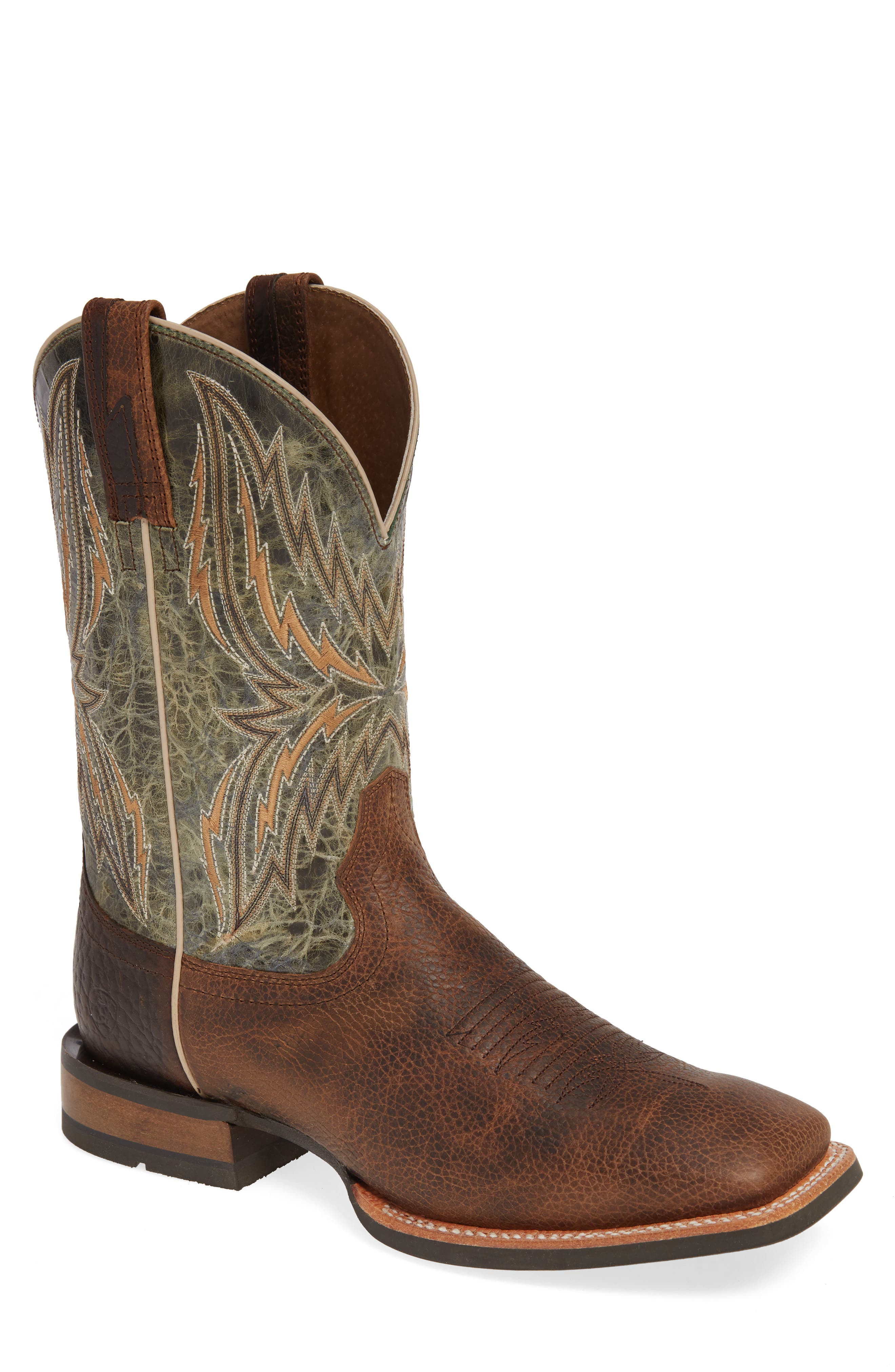 Arena Rebound Cowboy Boot, Main, color, TOFFEE CRUNCH WILD TURKEY