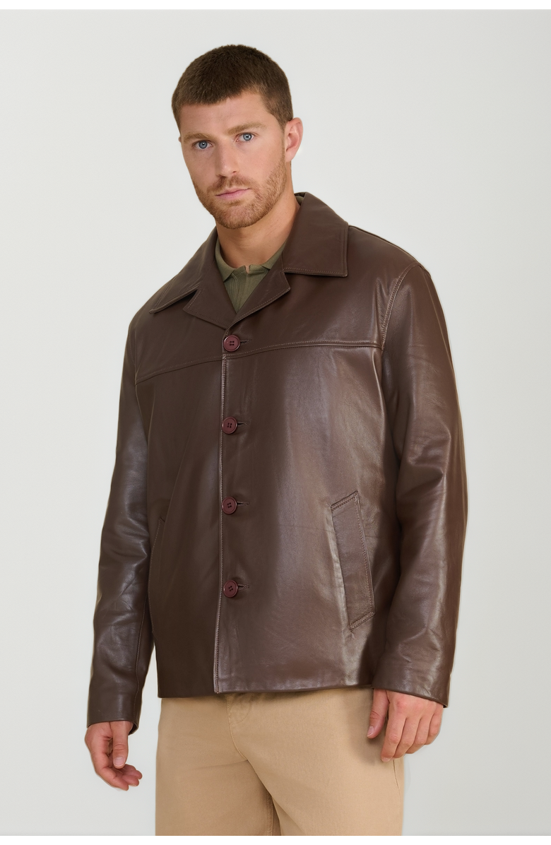 Furniq UK Axel Relaxed Blazer, Main, color, Brown