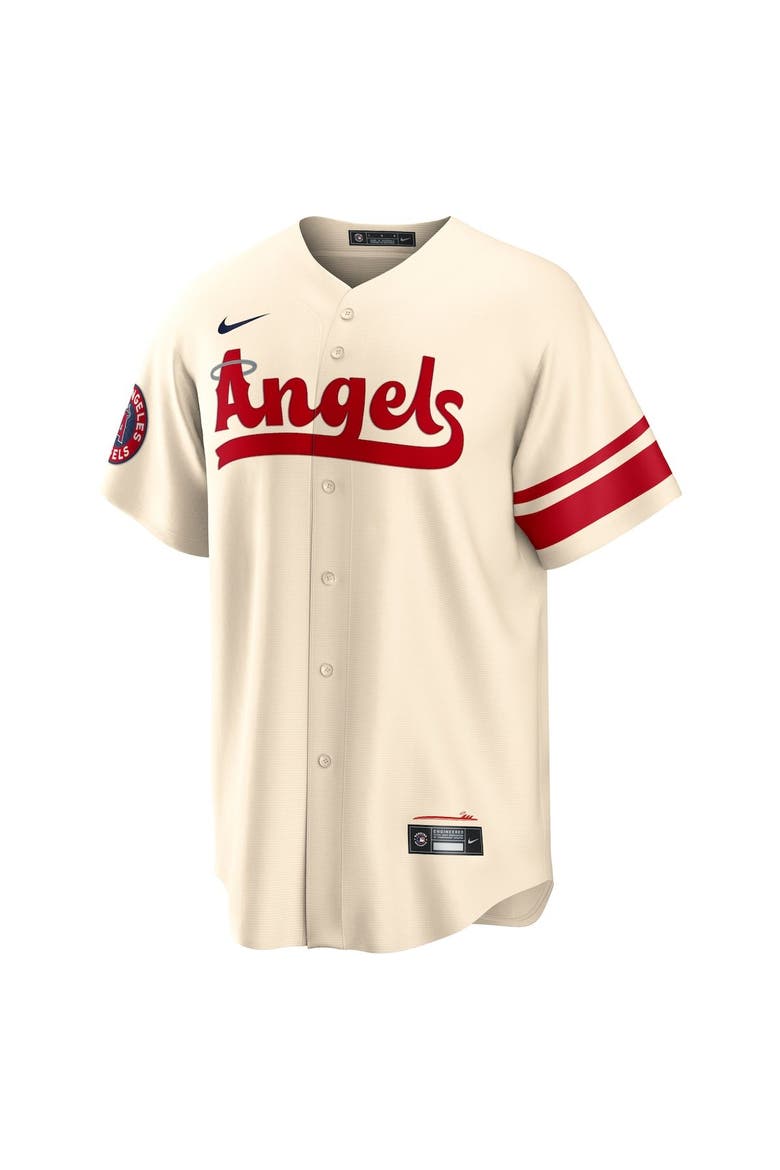 Men's Nike Anthony Rendon Cream Los Angeles Angels City Connect Replica Player Jersey, Alternate, color, Cream