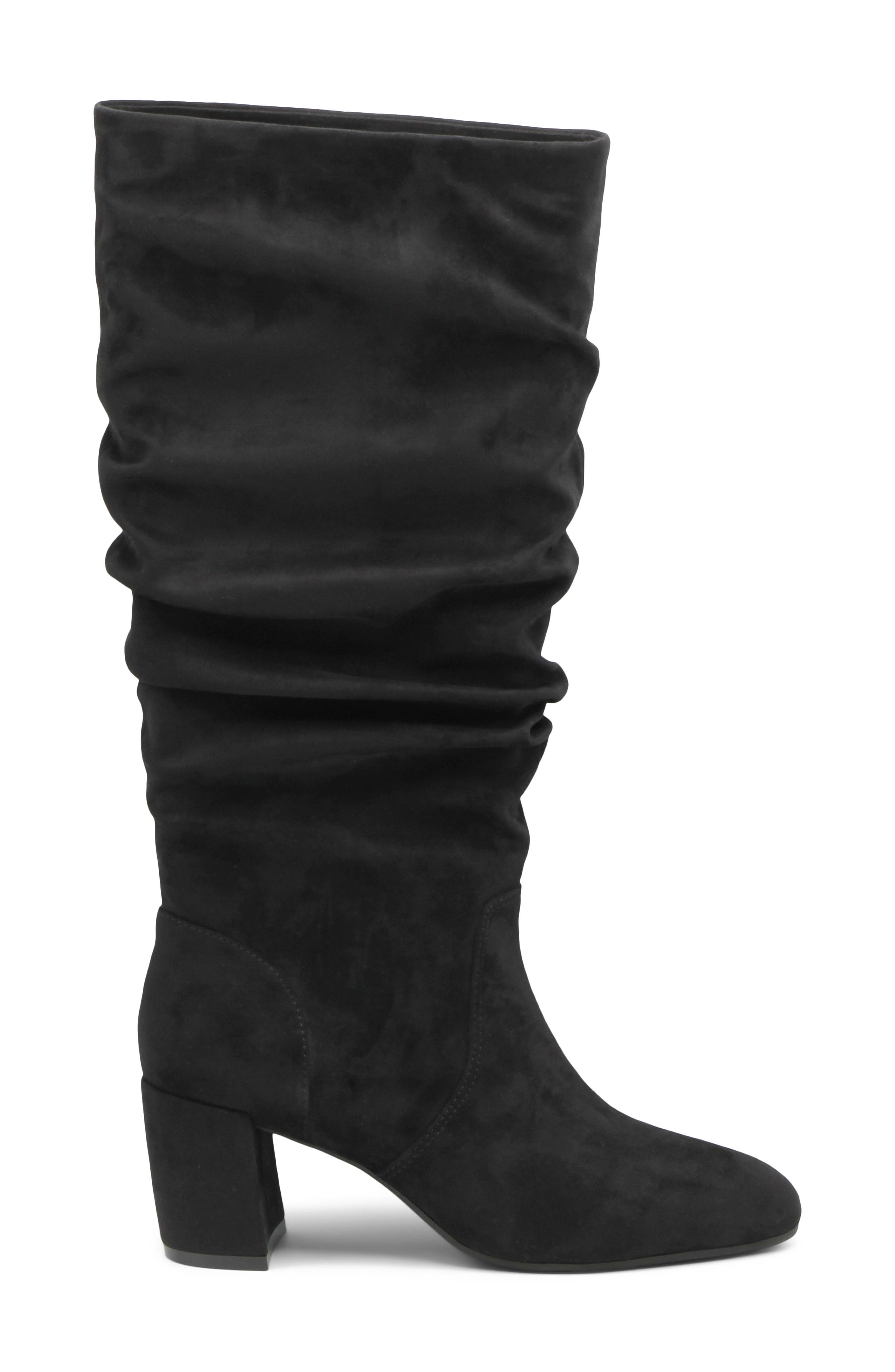 Annalee Faux Leather Boot, Alternate, color, BLACK SU
